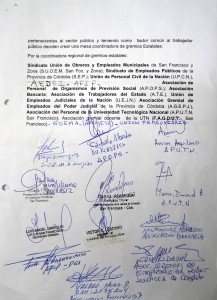 Firmas acta