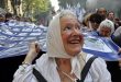 Las cenizas de Nora Cortiñas fueron esparcidas en la Plaza de Mayo