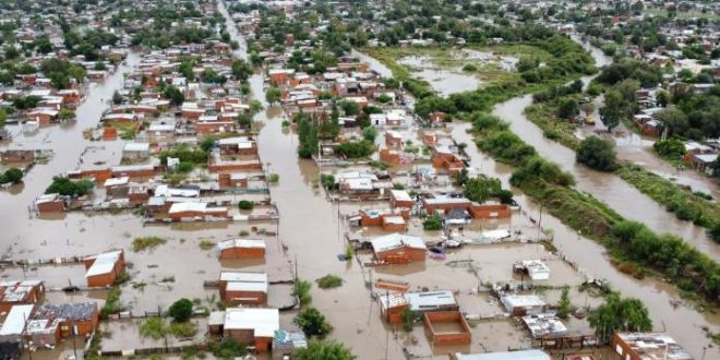 Nación articula ayuda para los afectados por las inundaciones en Bahía Blanca